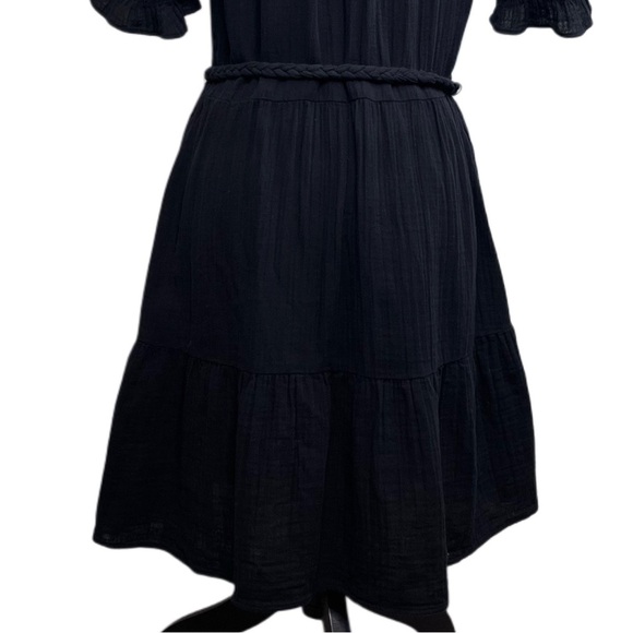 GAP 100% Cotton Gauze Belted Breathable Sz S Tall Button-Down Front Dress - Picture 5 of 12